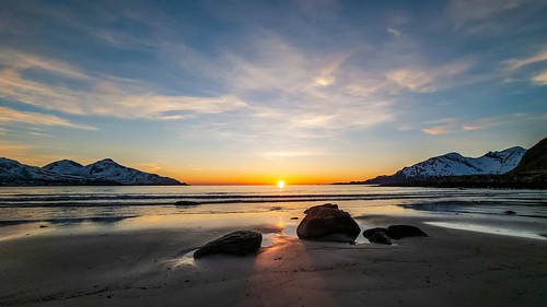 sunset grøtfjord landscape seascape tromsø tromvik panorama samsungs21