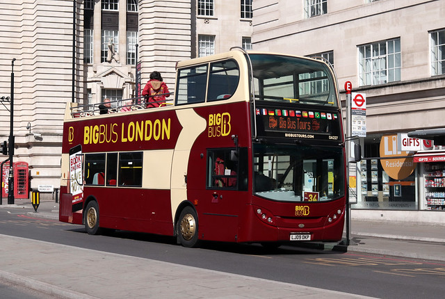 Red Tour, Big Bus London, DA227, LJ09OKP