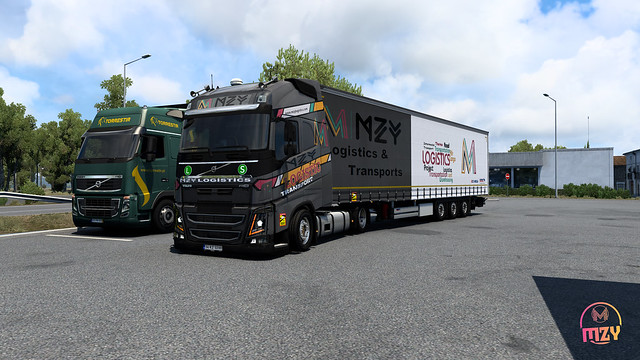 Mzy Logistics Volvo FH16 540 HP & Schmitz Cargobull S.CS Mega