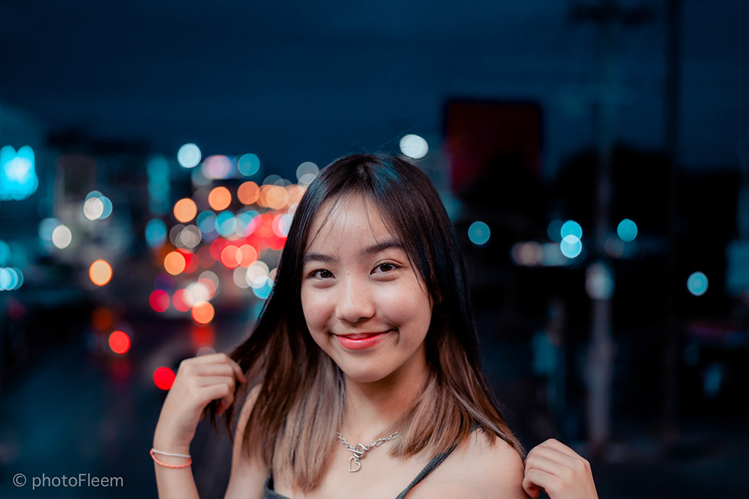 วิธีแต่งรูป Lightroom กลางคืน โทน Night Cold