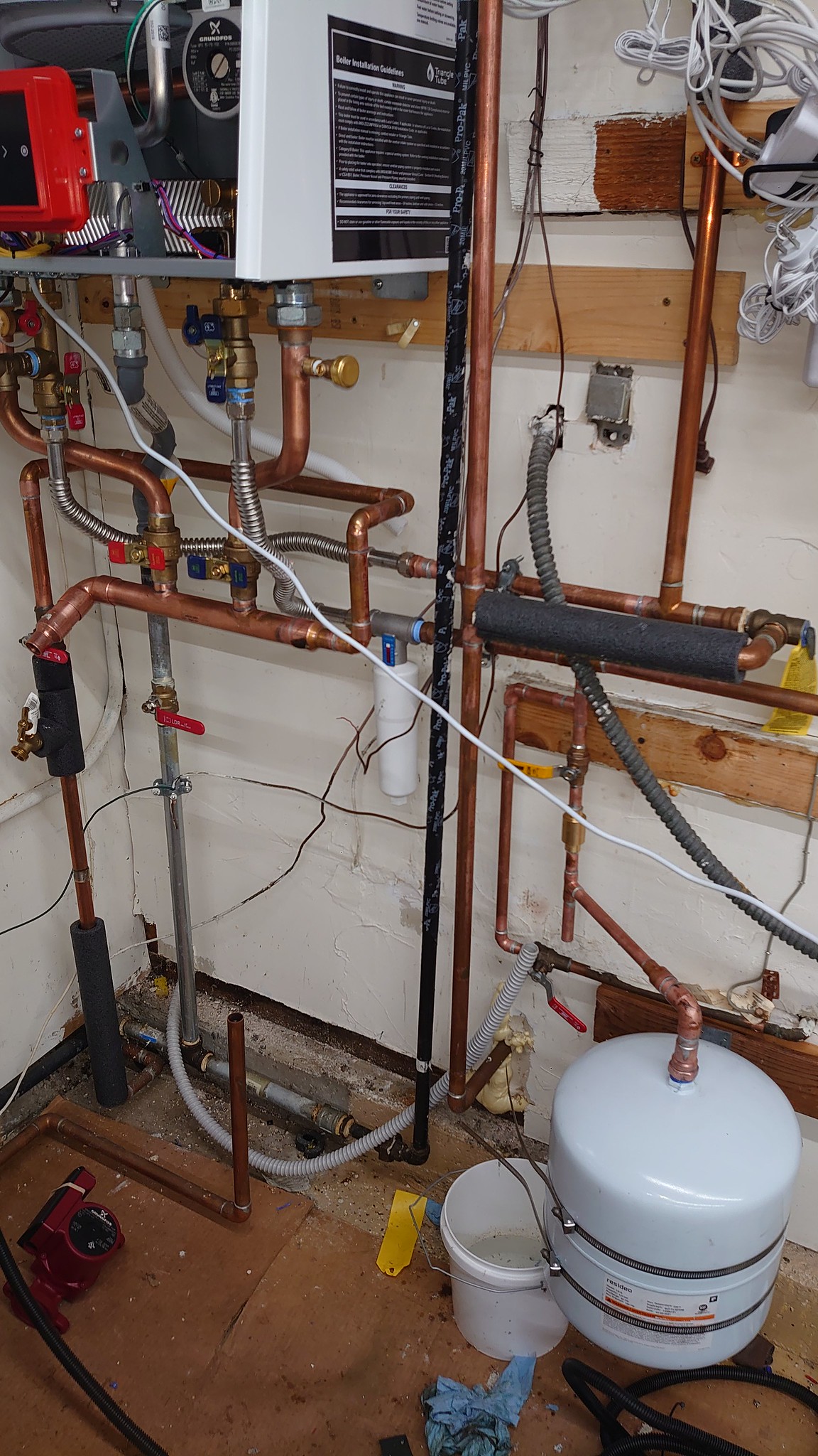 Triangle Tube Tankless heater install- still ideal to use a thermal  expansion tank? | The Garage Journal