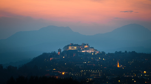 Magic Stirling by Antoinesc, The city sharing its magic just the time of a sunset... 
I missed the snow on mountains this year du
