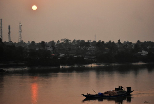 sunset river bidyadhari malancha south24parganas westbengal india ranju nikon d3500