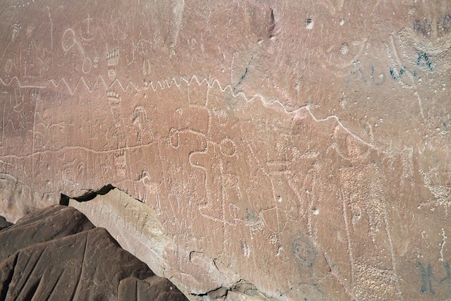 Petroglyphs at Pleasant Creek Site