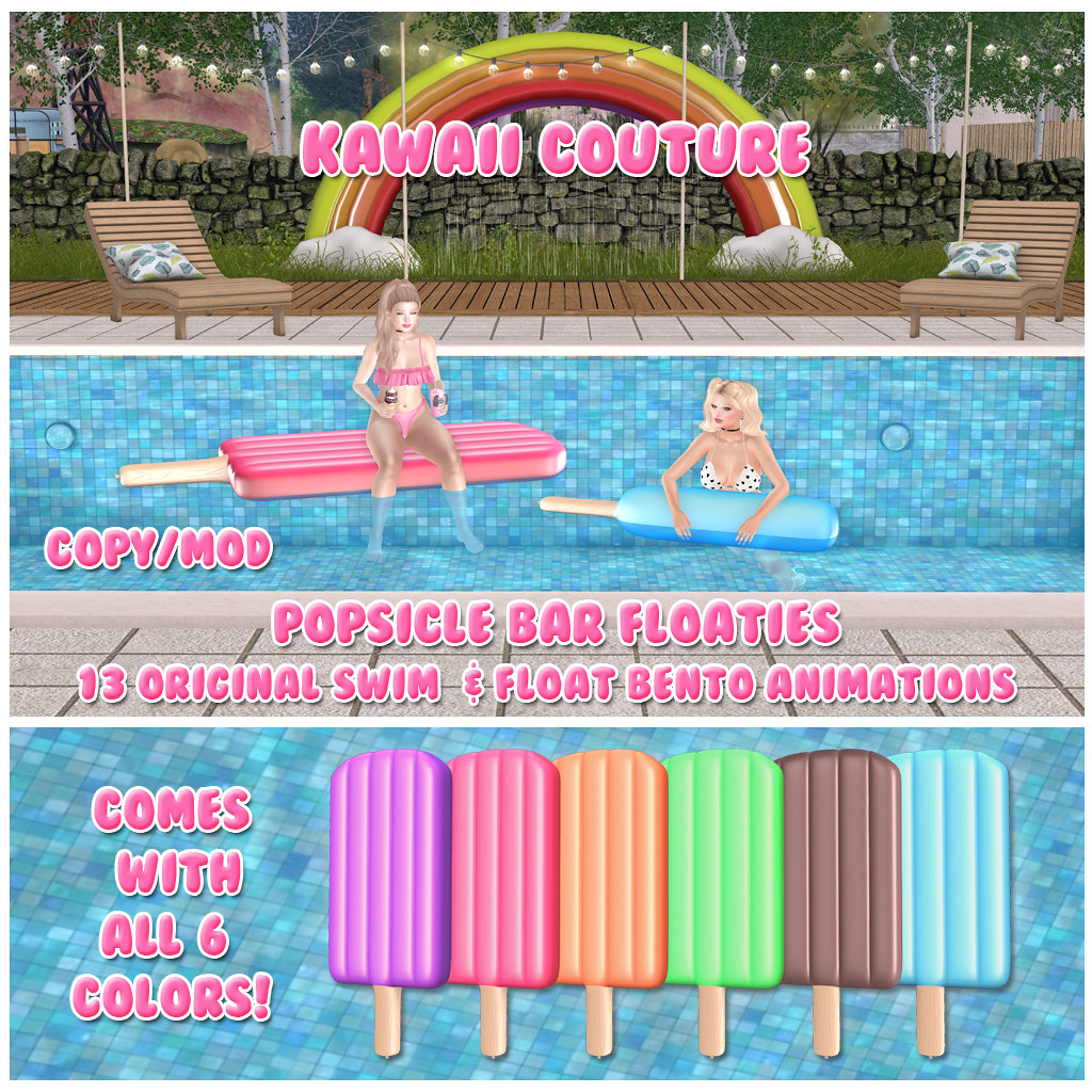 Kawaii Couture – Popsicle Bar Float Set Ad