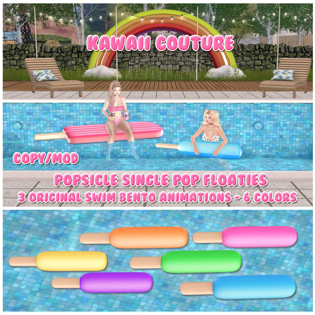 Kawaii Couture - Popsicle Pop Singles Float Set Ad
