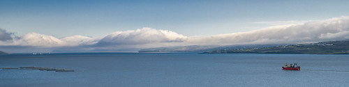 färöerinseln neseysturoy sea sky panorama nature water outdoor pano