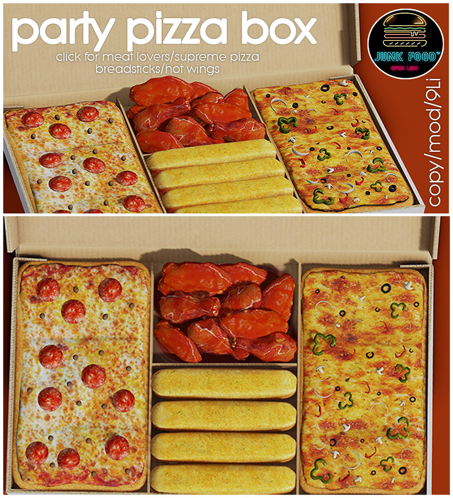 Junk Food – Party Pizza Box