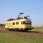 DB Netz 701 017-6 Oberleitungsmesswagen, Messfahrt Graben