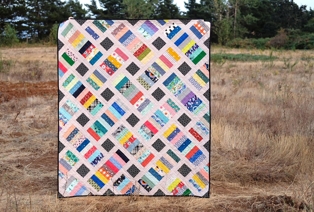 A Scrappy Iris Quilt - Kitchen Table Quilting