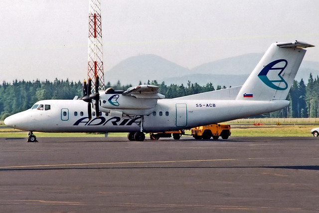 S5-ACB   De Havilland Canada DHC-7-102 Dash 7 [92] (Adria Airways) Ljubljana~S5 19/06/1996