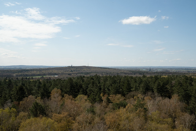 Uitzicht vanuit de uitkijktoren op de Hulzenberg
