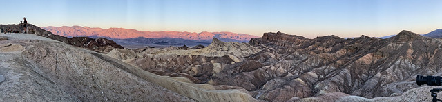 Zabrizskie Point Death Valley sunrise