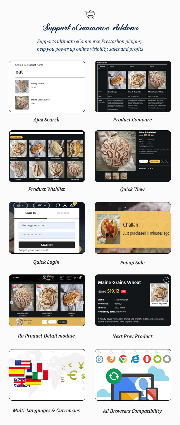 MrBakery  - Organic Food & Bread Elementor eCommerce Store