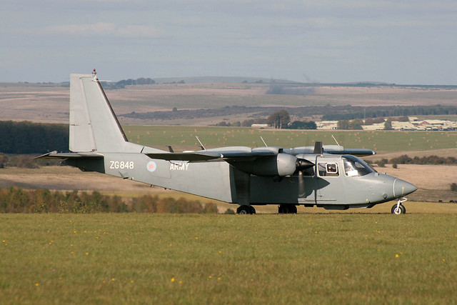 ZG848 Britten-Norman BN-2T Islander AL1 Army Air Corp