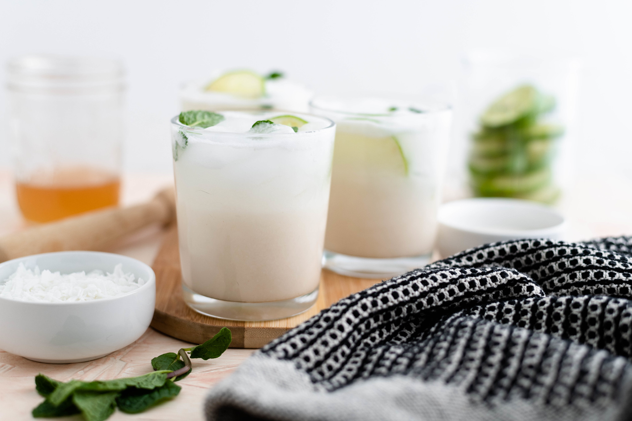 Mix up a few Coconut Mojitos for the ultimate tropical vibes at home. Packed full of sweet coconut flavor, this drink will quickly become a summertime favorite.