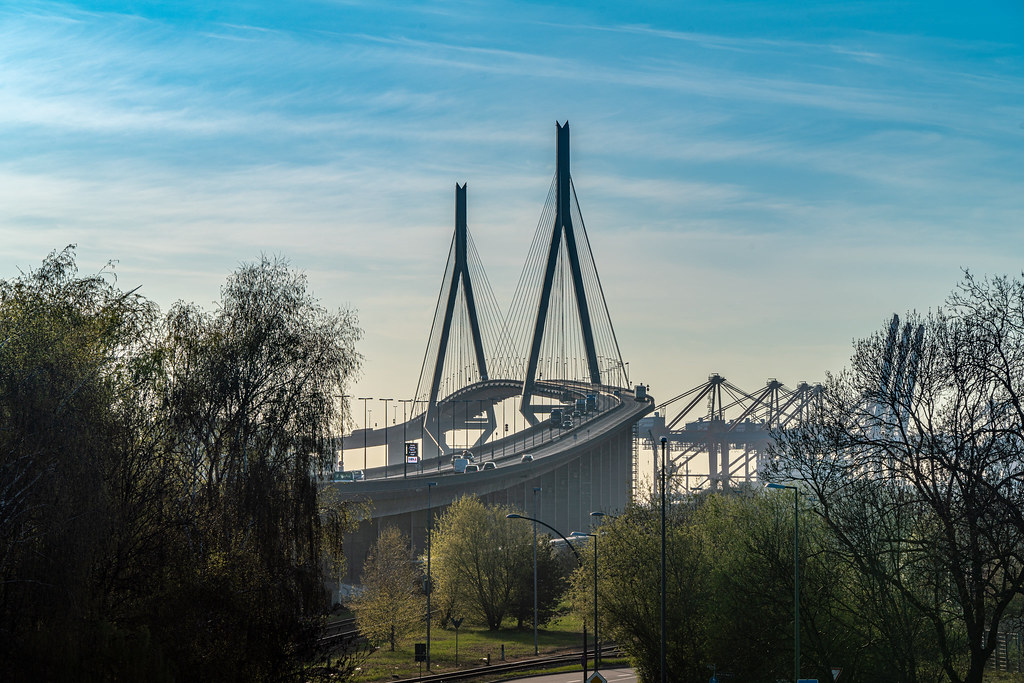 Frühling 2021 Köhlbrandbrücke