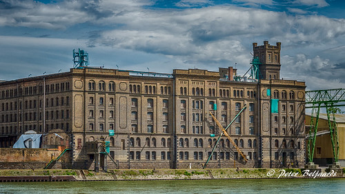 Old industrial building at the Rhine river near Koblenz-Horcheim Germany | by Peter Beljaards