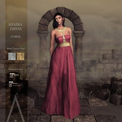 .AiShA. Shaira Dress Coral @FF2021