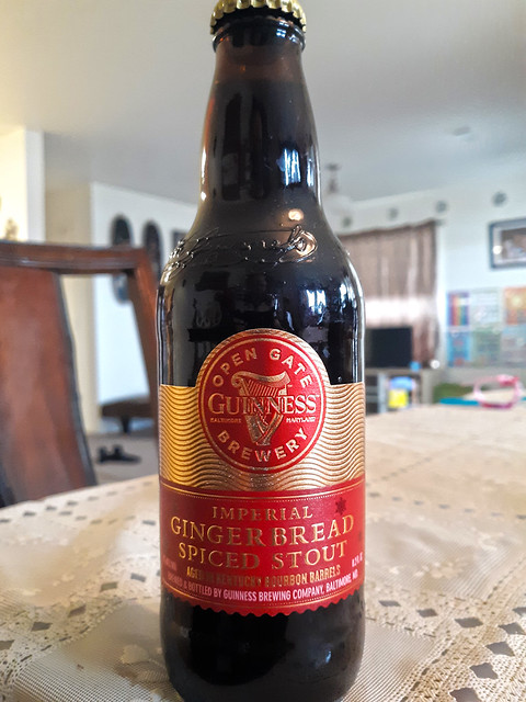 Imperial Gingerbread Spiced Stout - Guinness Open Gate Brewery & Barrel House