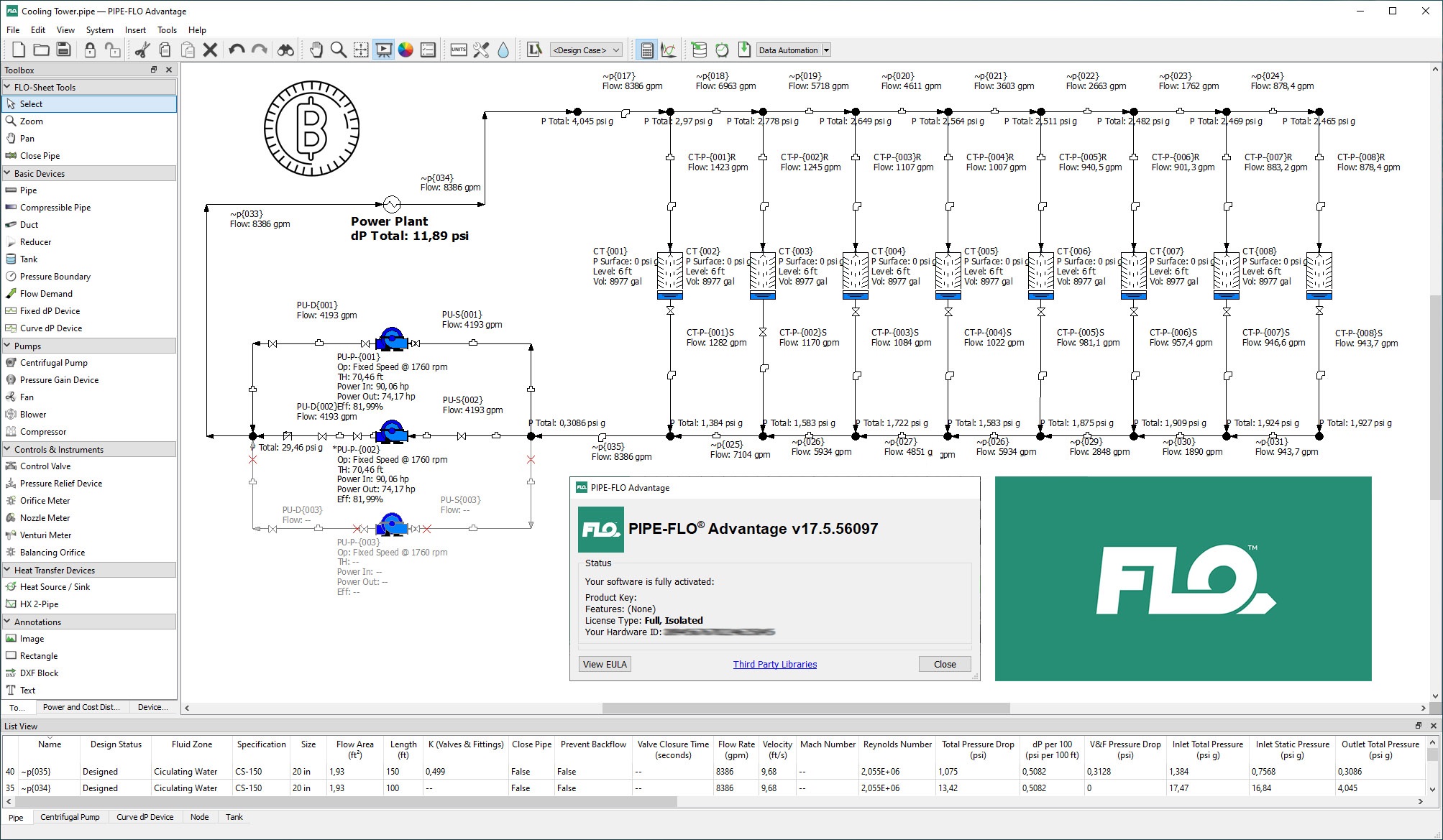 Working with Engineered Software PIPE-FLO Advantage 2021 full