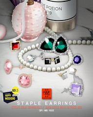 FAKEICON staple earrings @ Mainstore Happy Weekend Sale