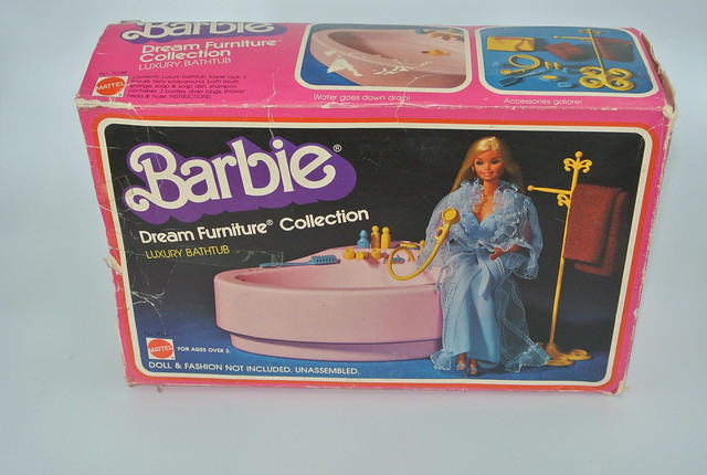 Barbie Dream Furniture Luxury Bathtub Box - 1970s