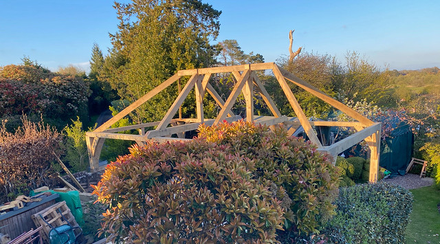 Completed frame - from house