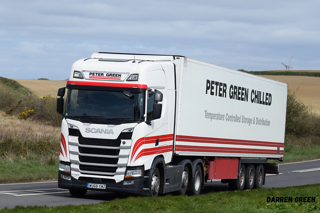 PETER GREEN CHILLED SCANIA NEXT GENERATION S450 WU68 XWZ