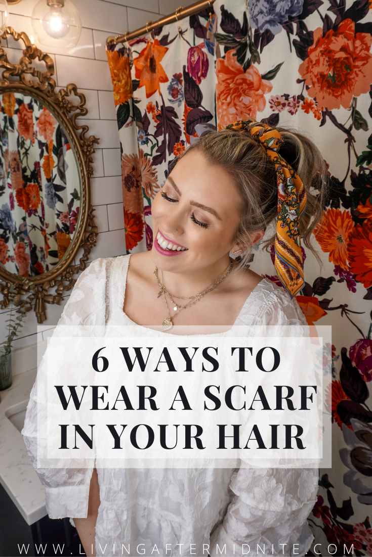 6 Ways to Wear a Scarf in Your Hair | How to Wear a Scarf in Your Hair | Hair Tutorial | Summer Hair Tutorials | Hair Tutorial Videos
