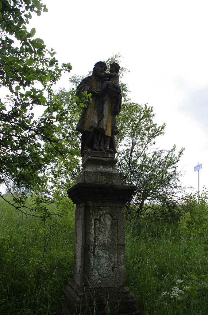 socha sv. Antonína Paduánského v Dolním Žandově