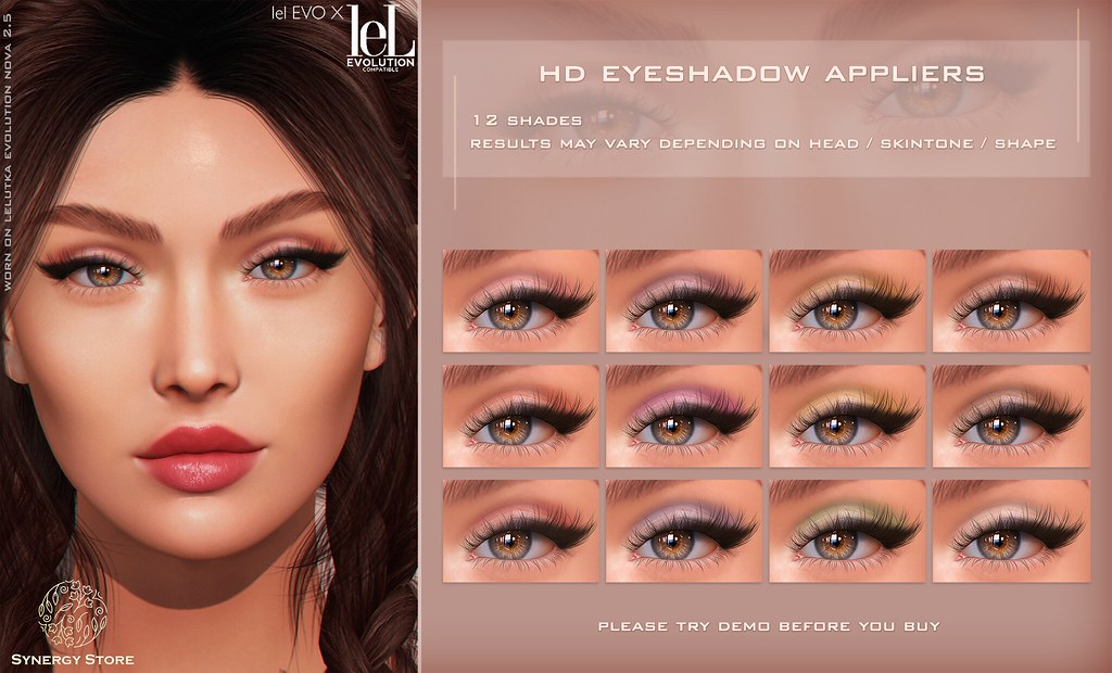 Synergy – Lelutka HD Eyeshadow Applier for EVO/EVO X heads – Gaya♥