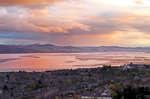 ericrobbniven scotland dundee law landscape rivertay sunset