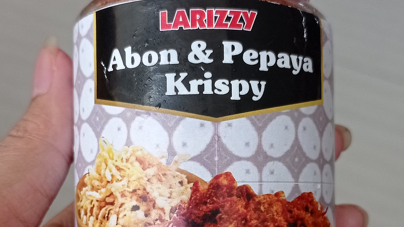 Abon Pepaya Krispy Larizzy, Gurih Kriuk Teman Semangkuk Nasi