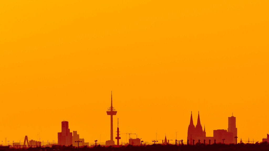 Köln von weit weg