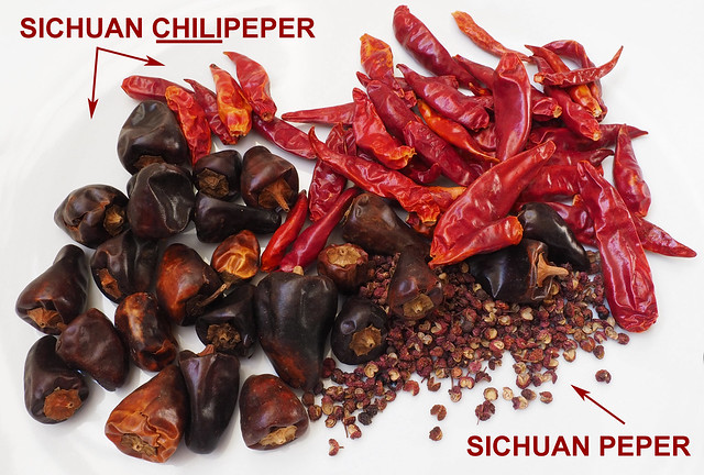 Sichuan chilipepers vs sichuanpeper
