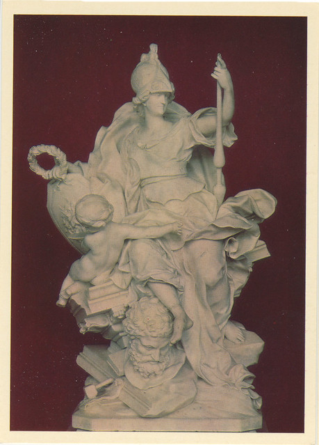 10) Жан-Пьер Тассар [1727-1788] Jean-Pierre Tassaert. Екатерина II в образе Минервы