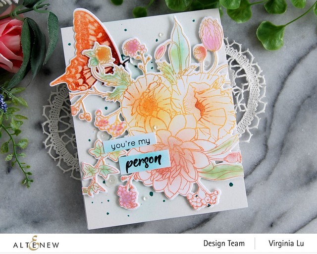 Altenew-Simply Spring Stamp & Die Bundle-Dovetail Butterflies Stamp & Die Bundle-003