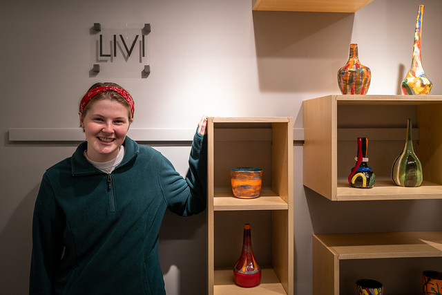 Livi Ovrom Holds First Exhibit in New Pottery Studio