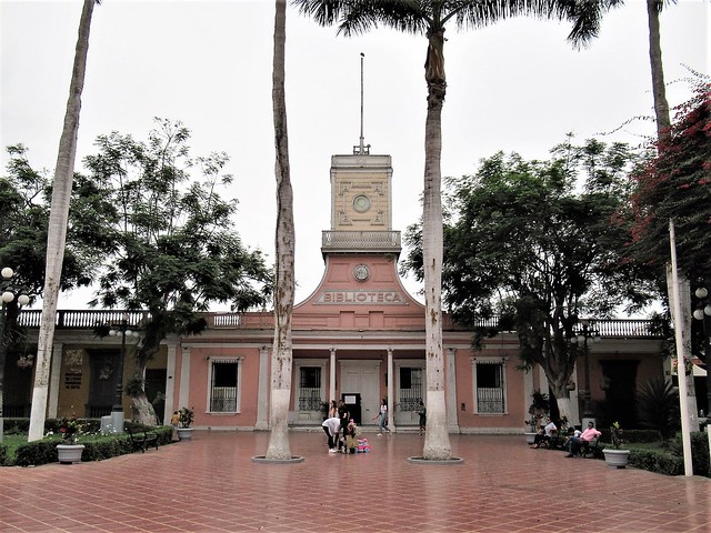 Biblioteca, Parque Municipal, Barranco, Lima, Peru