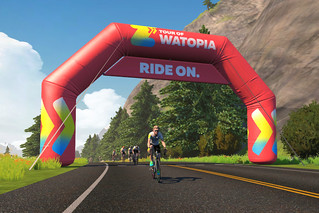 I completed 42 stages of Zwift's Tour of Watopia.