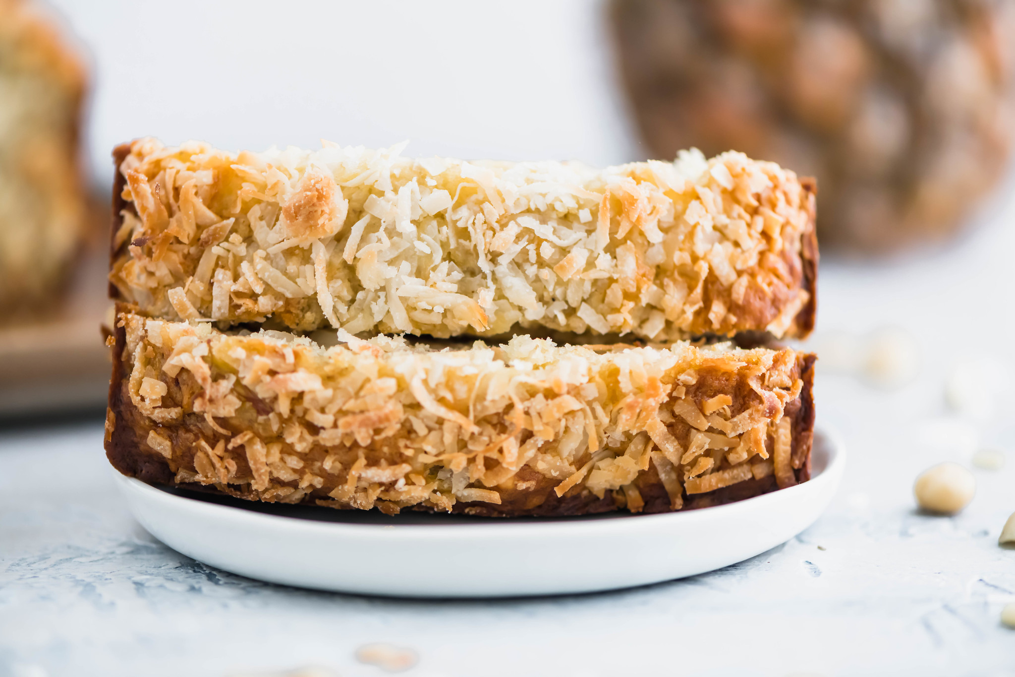 We're upgrading the standard banana bread today with delicious Hawaiian ingredients. This Hawaiian Banana Bread is packed with pineapple, macadamia nuts and coconut for all the tropical vibes.