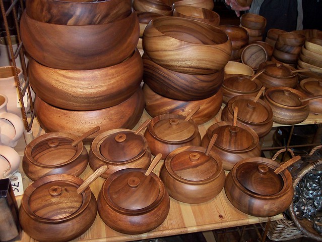 Bork Vikingehaven 006 wooden pots
