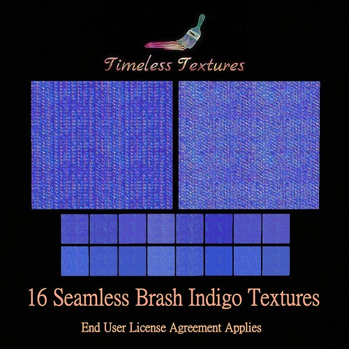 TT 16 Seamless Brash Indigo Timeless Textures