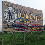 Oath Keepers-Billboard Oath Keepers-Billboard Pine River, Minnesota.
July 2015