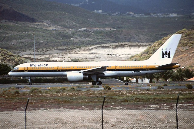G-MOND Boeing 757 Monarch Tenerife Sur 18-04-2003