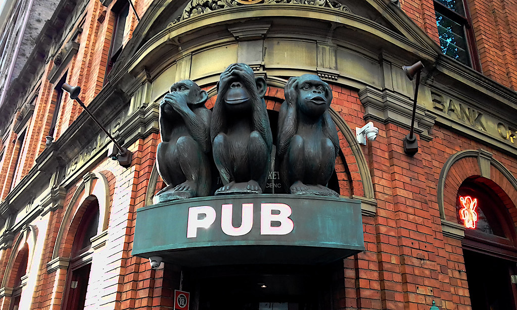 Three Wise Monkeys Pub in Sydney, New South Wales, Australia