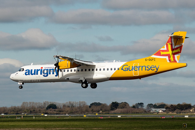 G-OGFC | Aurigny Air Services | ATR 72-600(72-212A) | CN 1595 | Built 2019 | DUB/EIDW 19/03/2021