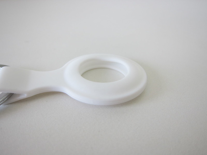 OEM Apple AirTag Key Ring - White - AirTag Holder