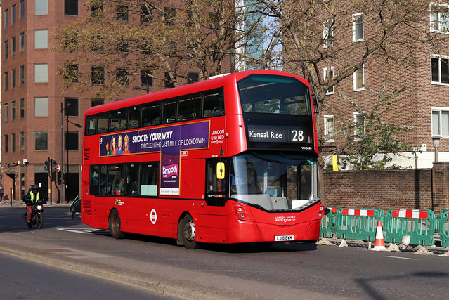 Route 28, London United, VH45189, LJ16EWM
